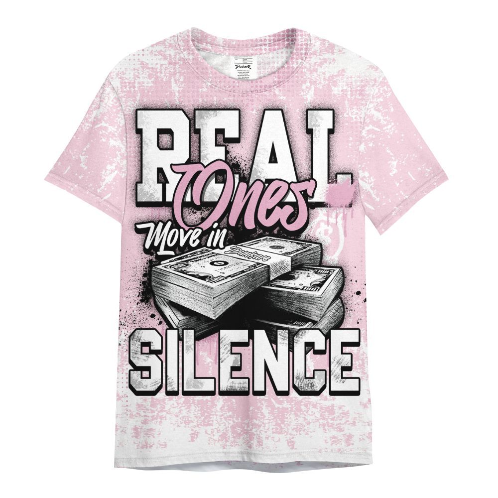Shirt To Match Orchid 4s - Move In Silence Money Street Retro All Over Print