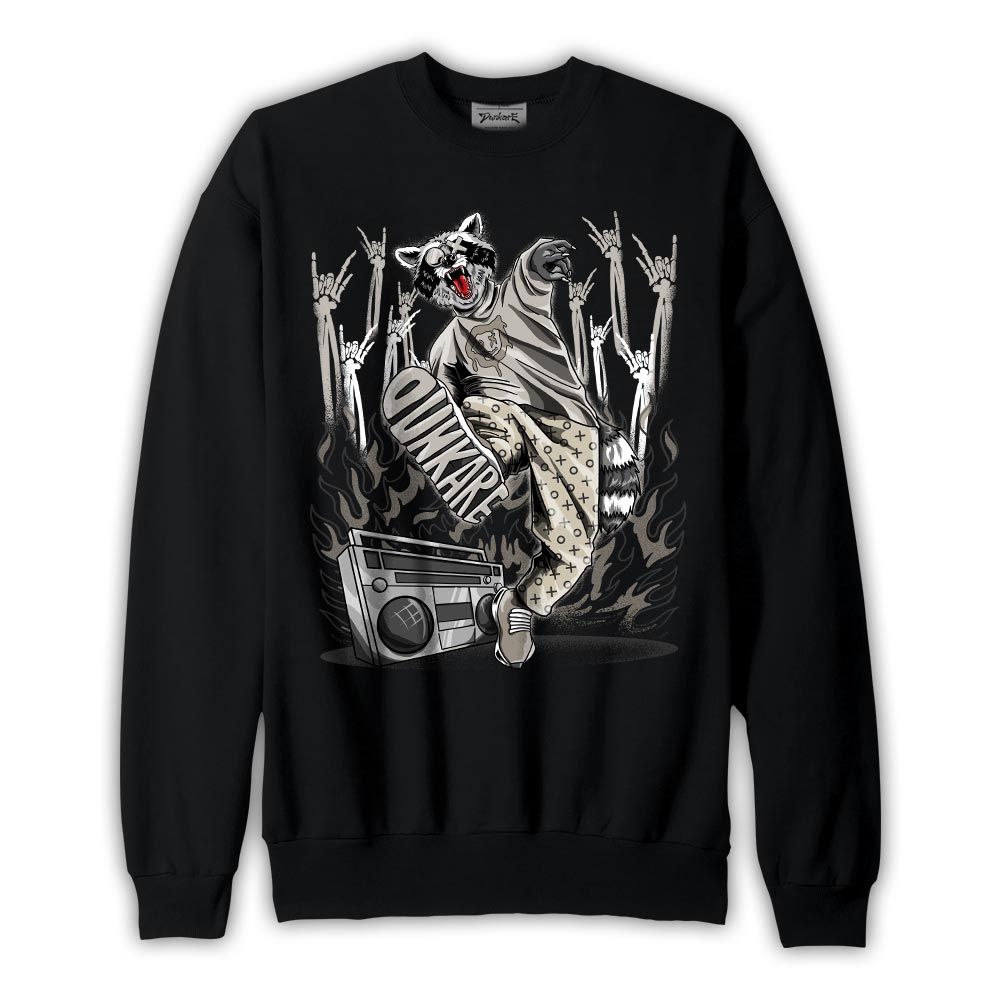 Sweatshirt To match SE Sail Summer 5s Sweatshirt - Hip Hop Raccoon Graphic