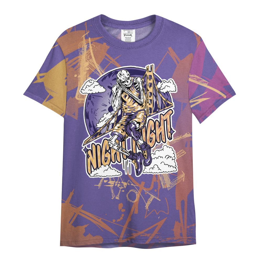 Shirt To Match Book Sunset 1s - Seeya Skeleton Messyz All Over Print