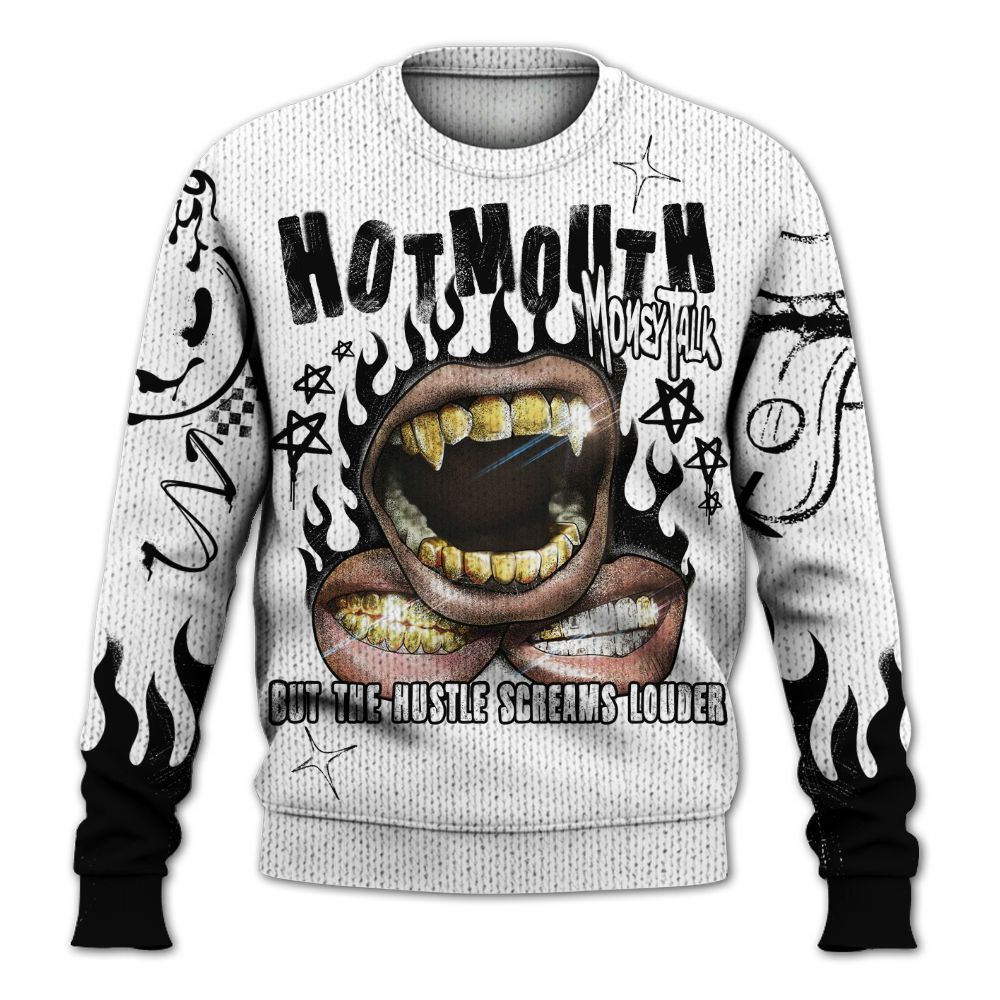 Knitted Sweater To Match Kobe 9 EM Protro Halo - Mouth Burning Street Style