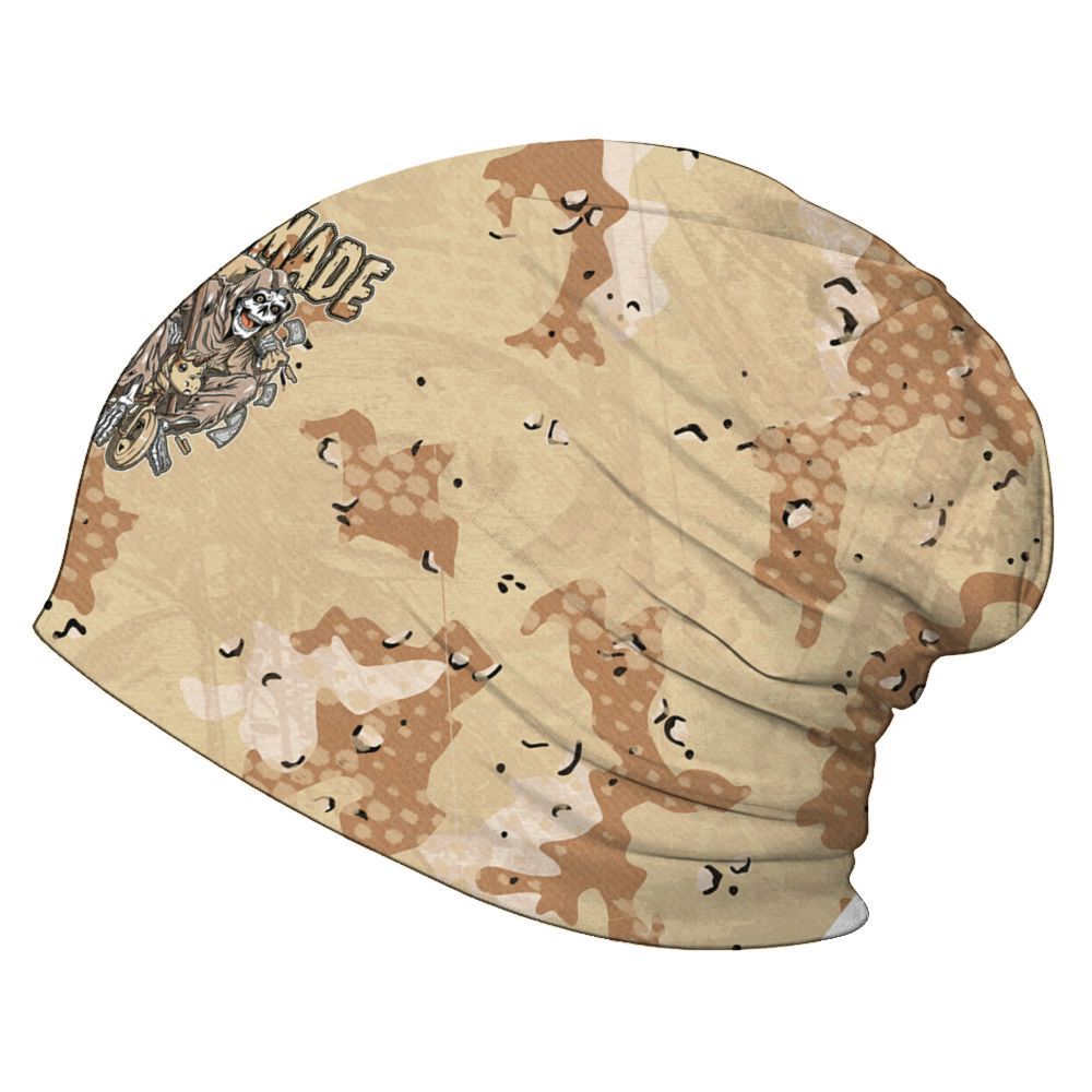 Beanie Hat To Match Desert Camo 3s - Self Make Skeleton Banknotes Art Graphic