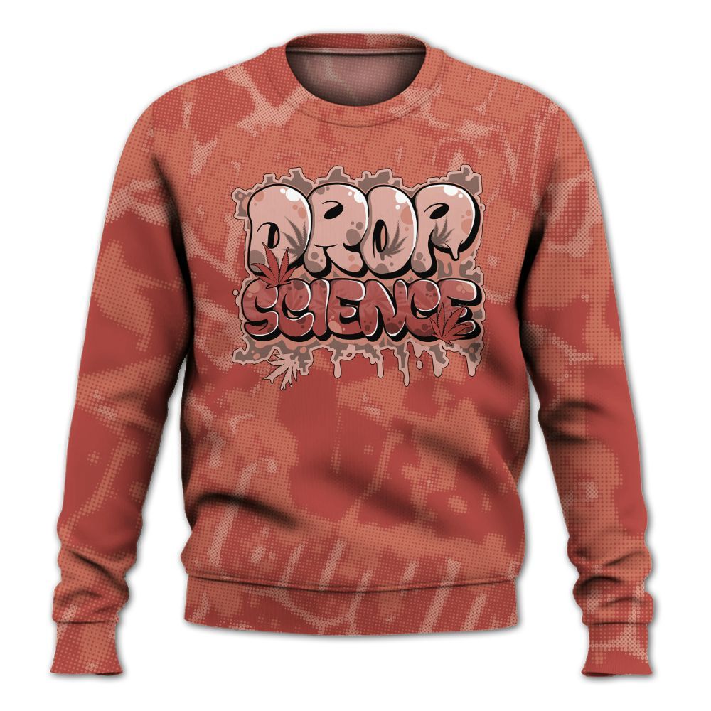 Sweatshirt To Match Dune Red 13s - Drop Science Street All Over Print