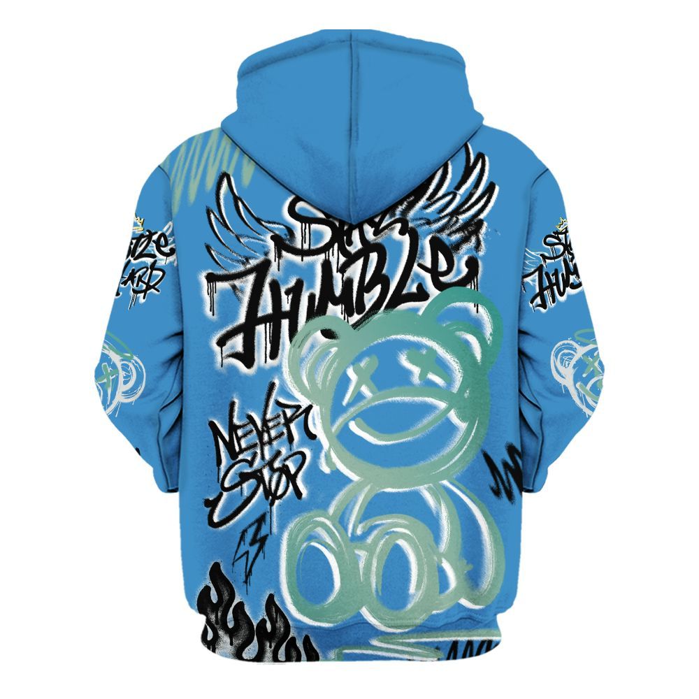 Hoodie To Match Low Carolina 17s - Humble Drip Streetwear Graffity All Over Print