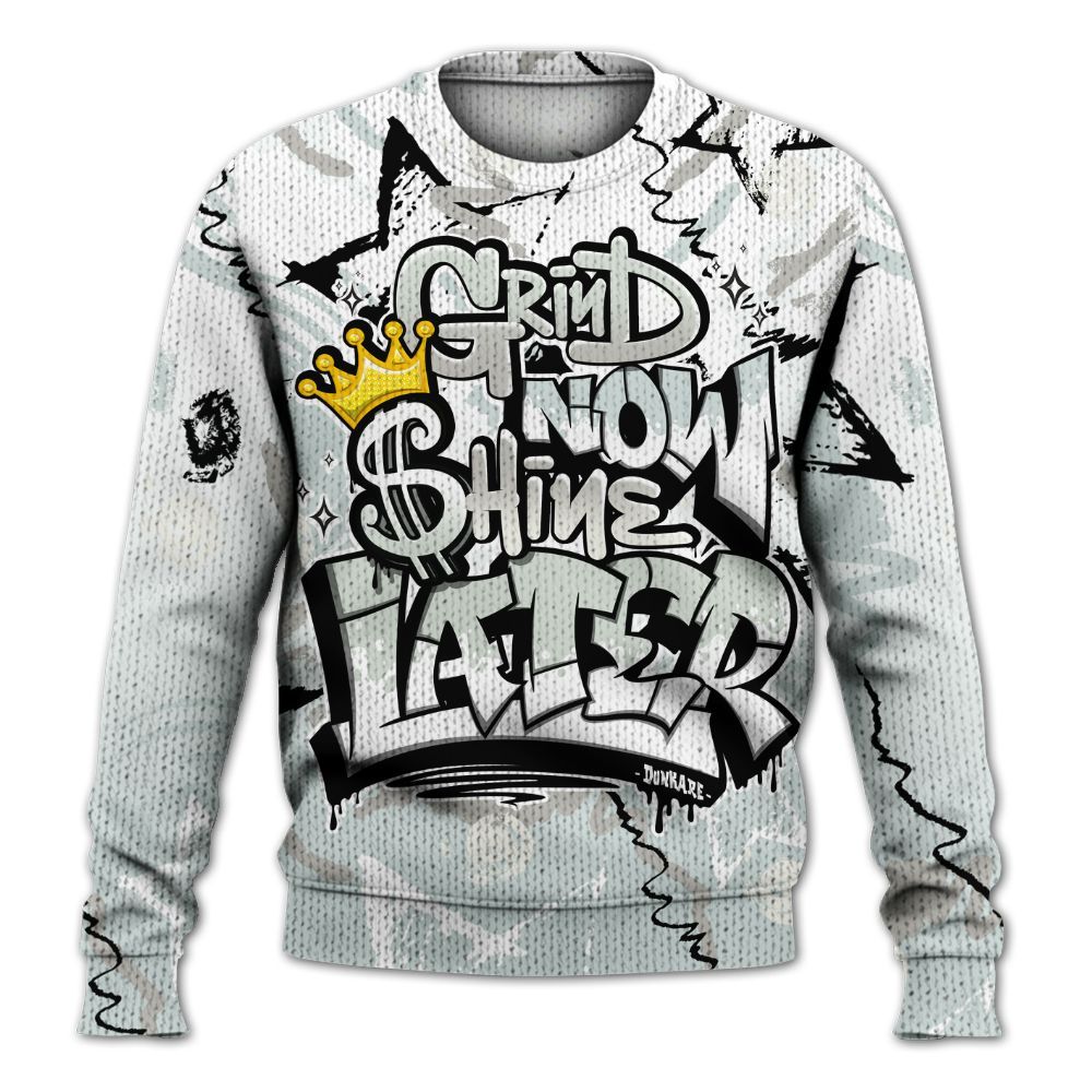 Sweater To Match Book Moss Point 1s - Grind Shine Later Drip Graphic
