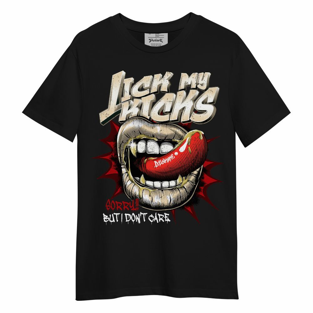Shirt To Match Dunk Low Strawberry Waffle - Lick My Kicks Lips Unisex Shirt