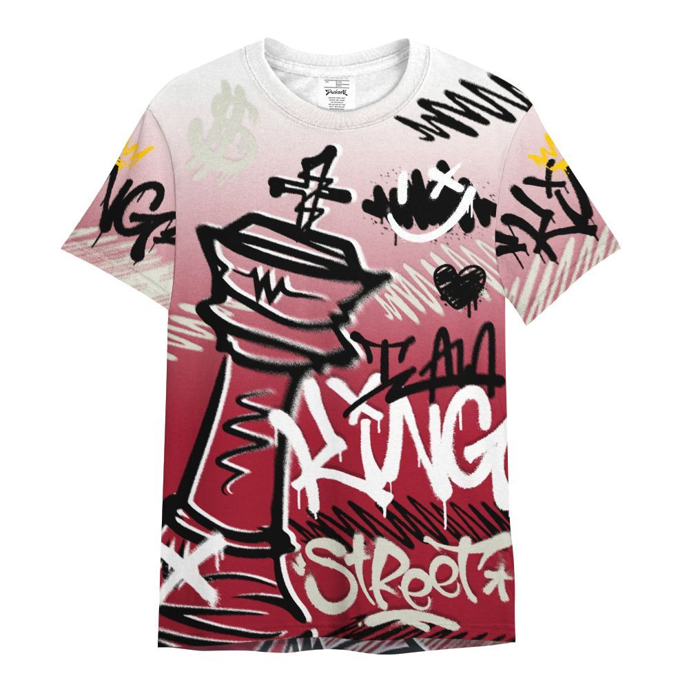 Shirt To Match High OG Black Toe Reimagined 1s - Street King Chess Streetwear All Over Print
