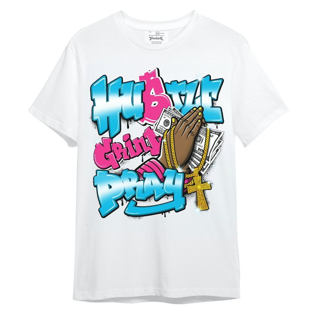 Shirt To Match Tokyo Nights Stewie 3s - Hustle, Money Pray Streetwear Unisex Shirt