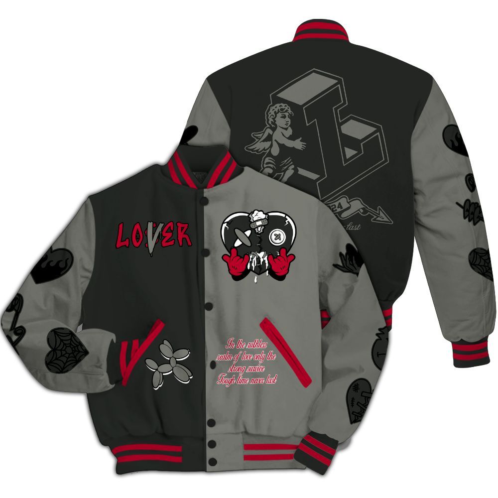 Varsity Jacket To Match Shadow 2025 10s - Loser Lover Heartbreak All Over Print