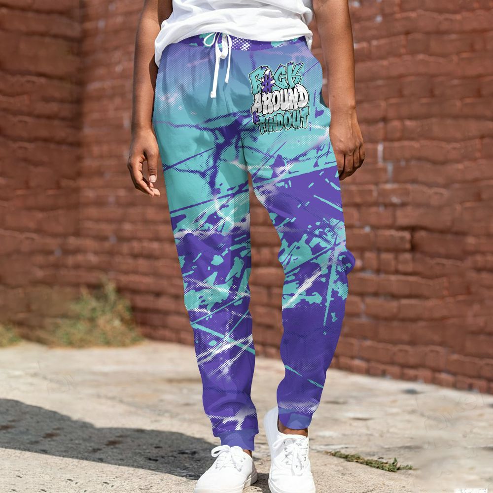 Sweatpant To Match Low Hornets 1s - F Around Find Out Graphic Profound All Over Print