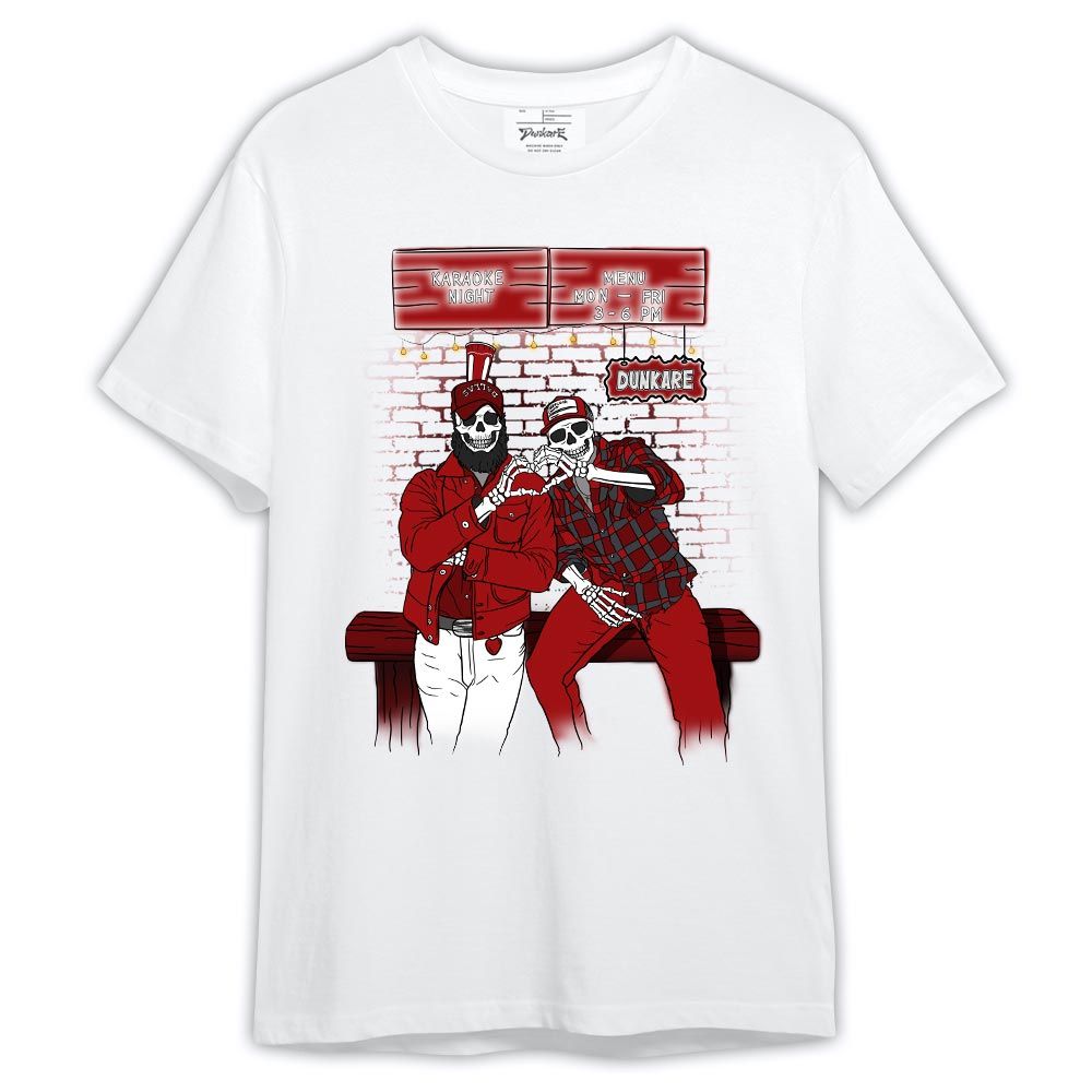 Shirt To Match Red Taxi 12s - Skeleton Help Friendship Shirt Outfit Red Taxi 12s