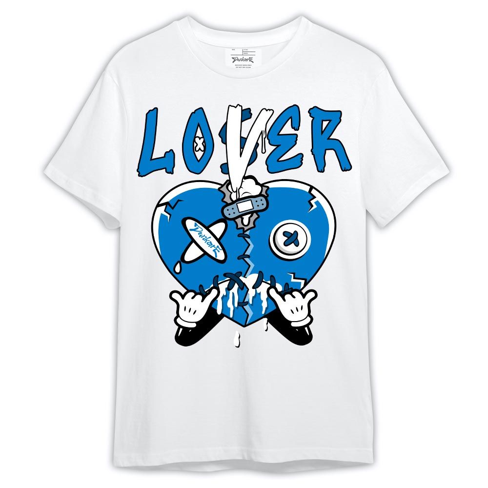 Shirt To Match Shirt Streetwear Loser Lover Drip Heart, Military Blue 4s T-- To Match Sneaker Military Blue 4s Graphic Tee NCT