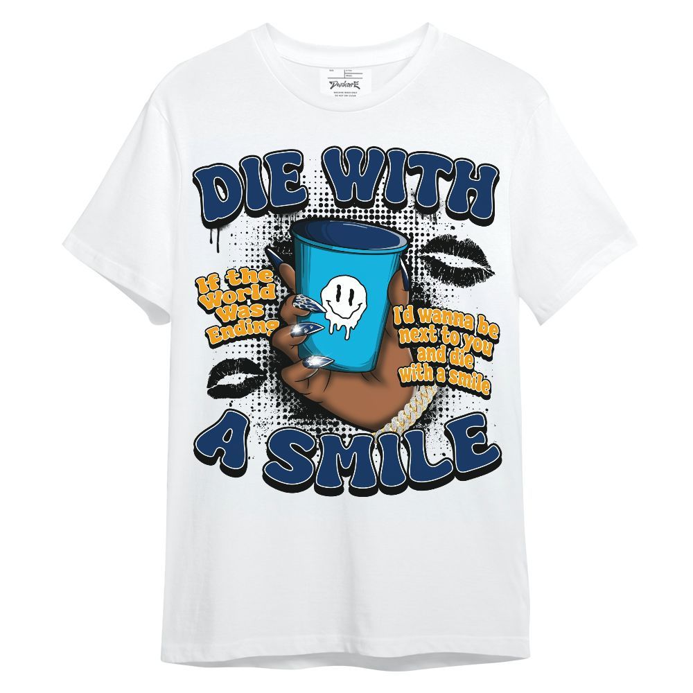Shirt To Match Dunk Low GS Electric Algae - Die With A Smile Graphic Unisex Shirt