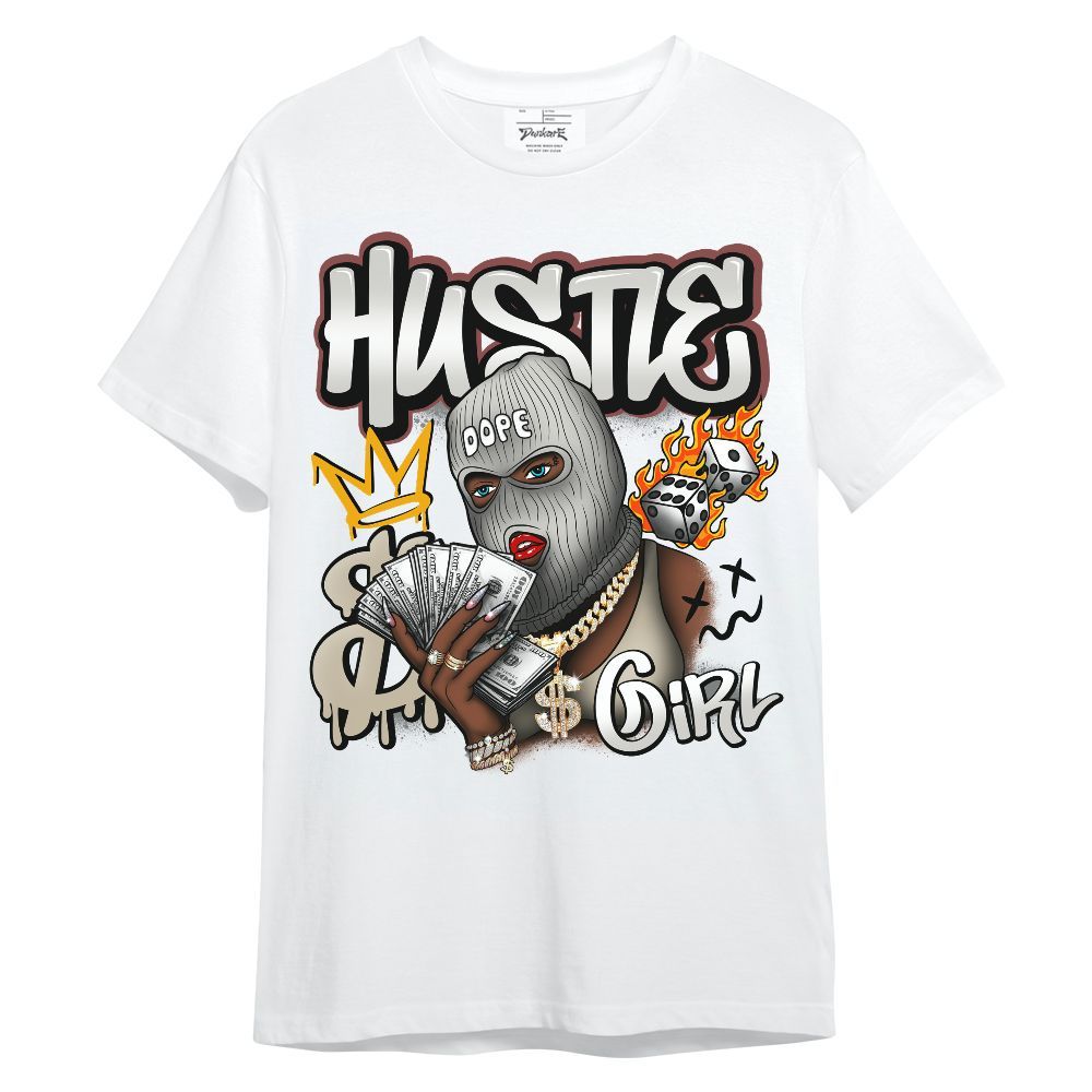 Shirt To Match RM Canyon Rust 4s - Money Hustles Girl Streetwear Unisex Shirt