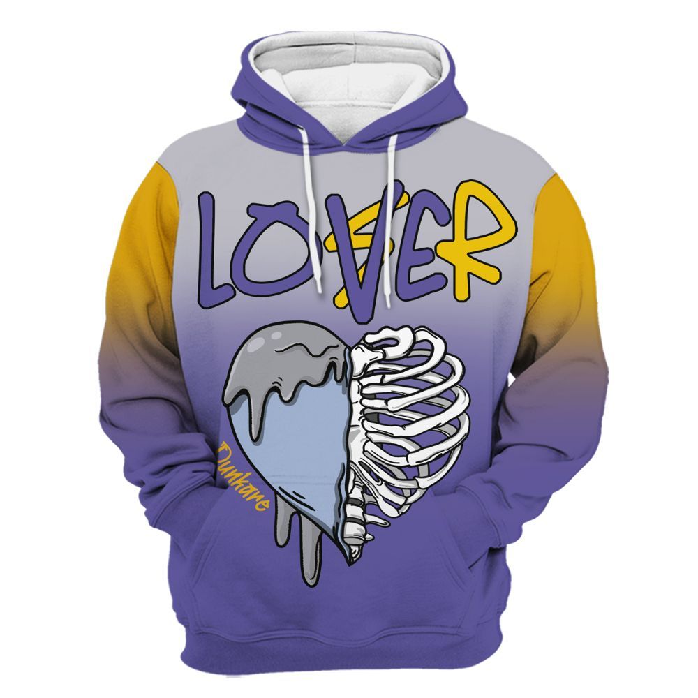 Hoodie To Match Lakeshow 4s - Loser Lover Dripping All Over Print