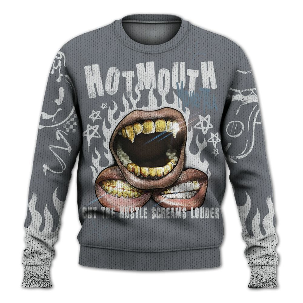Knitted Sweater To Match Air Max DN Silver Bullet - Mouth Burning Street Style