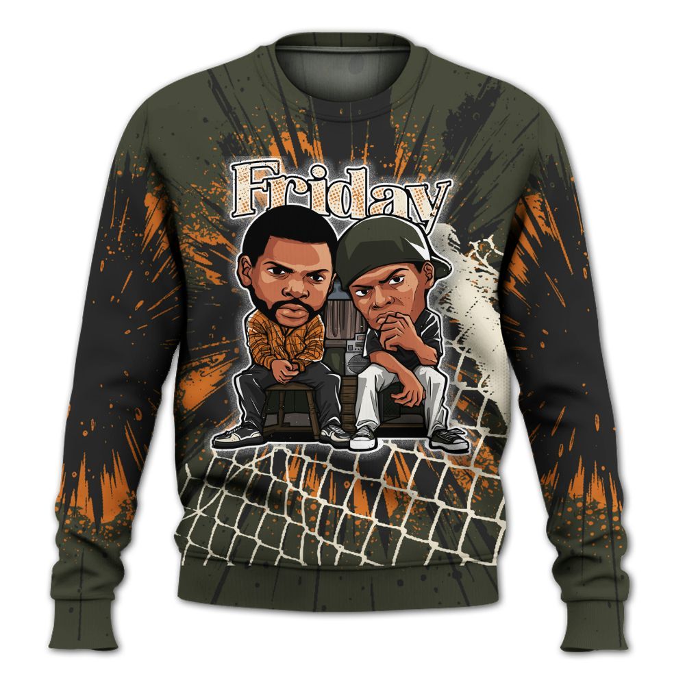 Sweatshirt To Match Retro Undefeated 4s - Friday Movie All Over Print