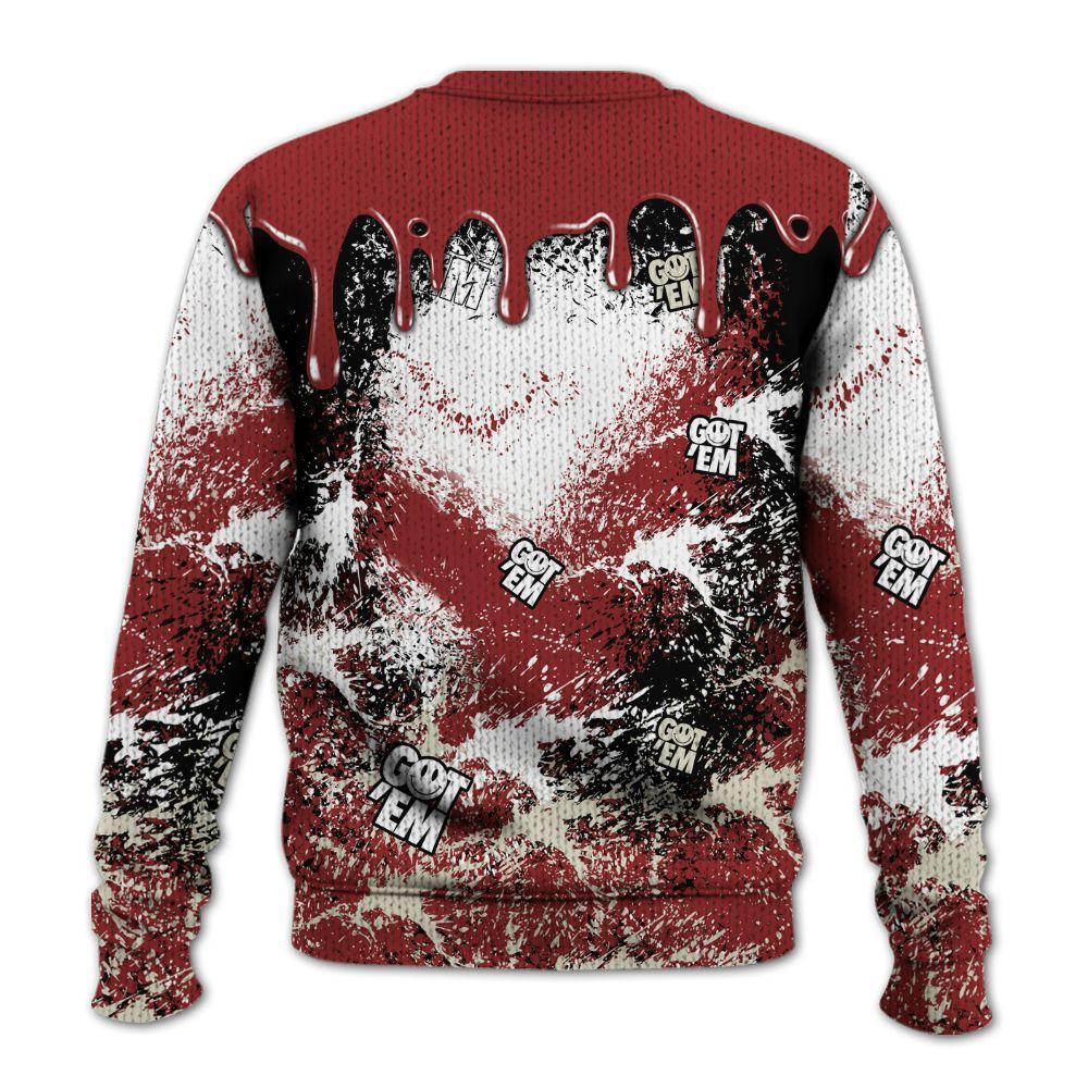 Knitted Sweater To Match High 85 Bred 1s - Dripping 23 Drip