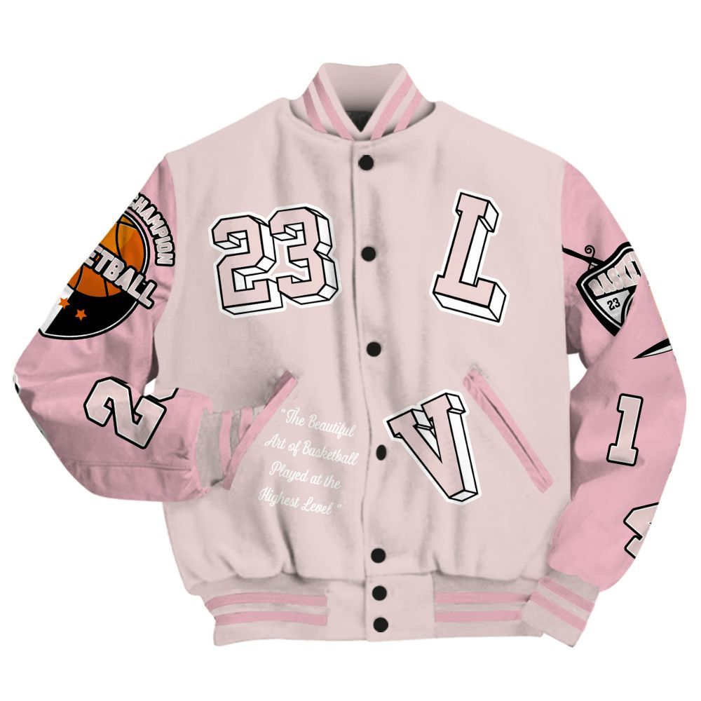 Varsity Jacket To Match Dunk Low KD 17 Aunt Pearl - The GOAT Got Em Streetwear All Over Print
