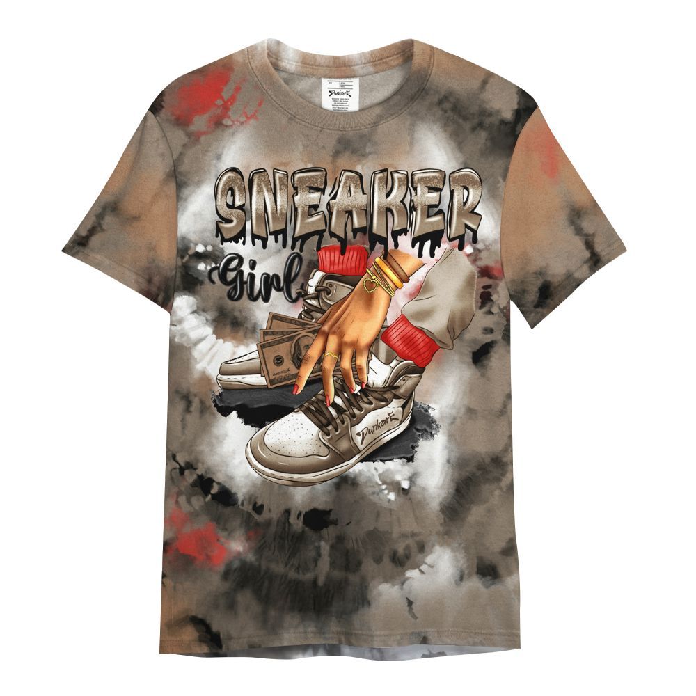 Shirt To Match Air Max Rocky Distressed - SNEAKER Girl Money Drip Tie Dye All Over Print