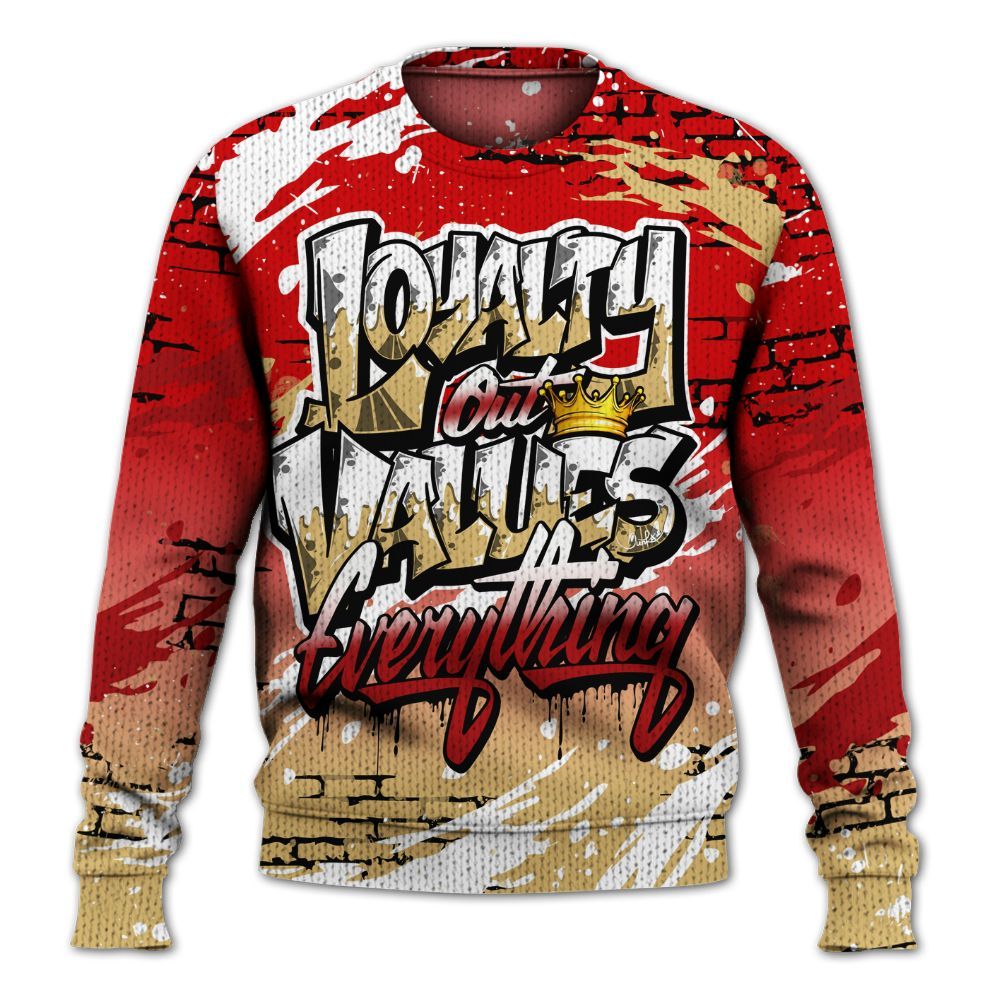 Knitted Sweater To Match Ja 2 Halloween - Values Of Loyalty Drip