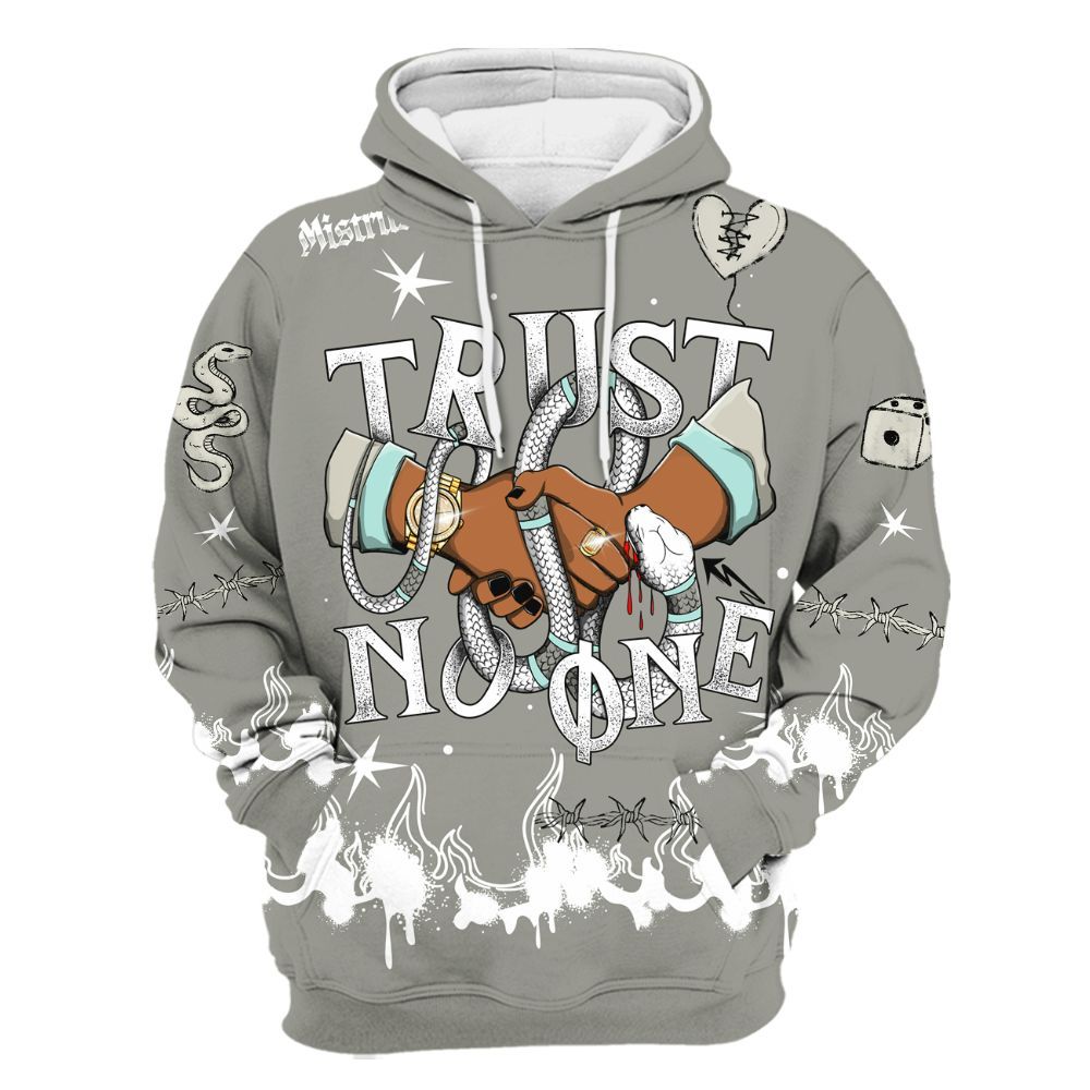 Hoodie To Match Low OG Year Of The Snake 1s - Trust No One Snake-Bite Doodle Crayon All Over Print