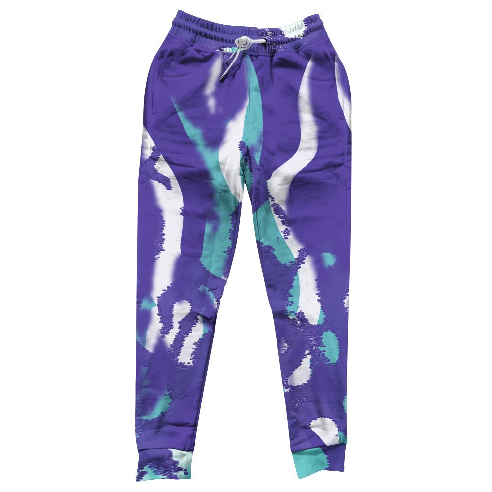 Sweatpant To Match Low Hornets 1s - Burn All Over Print