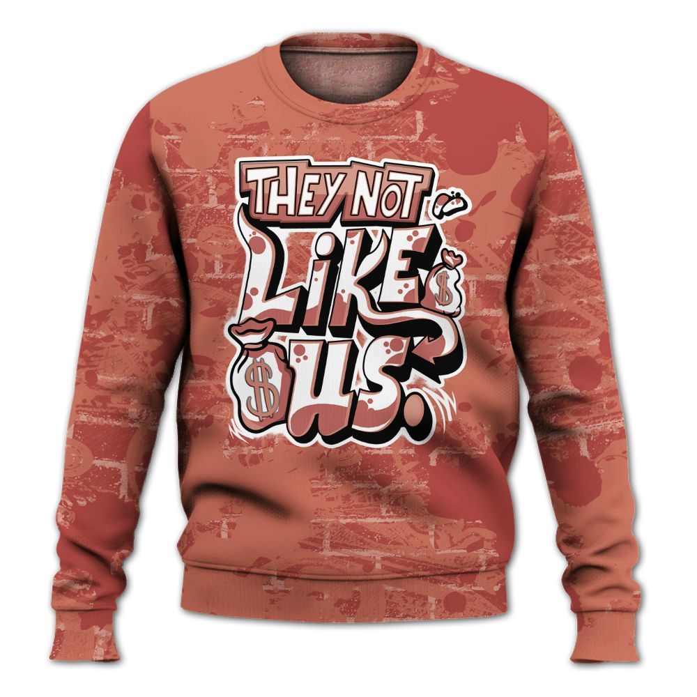 Sweatshirt To Match Dune Red 13s - Dislike Us Graphic Street Art All Over Print