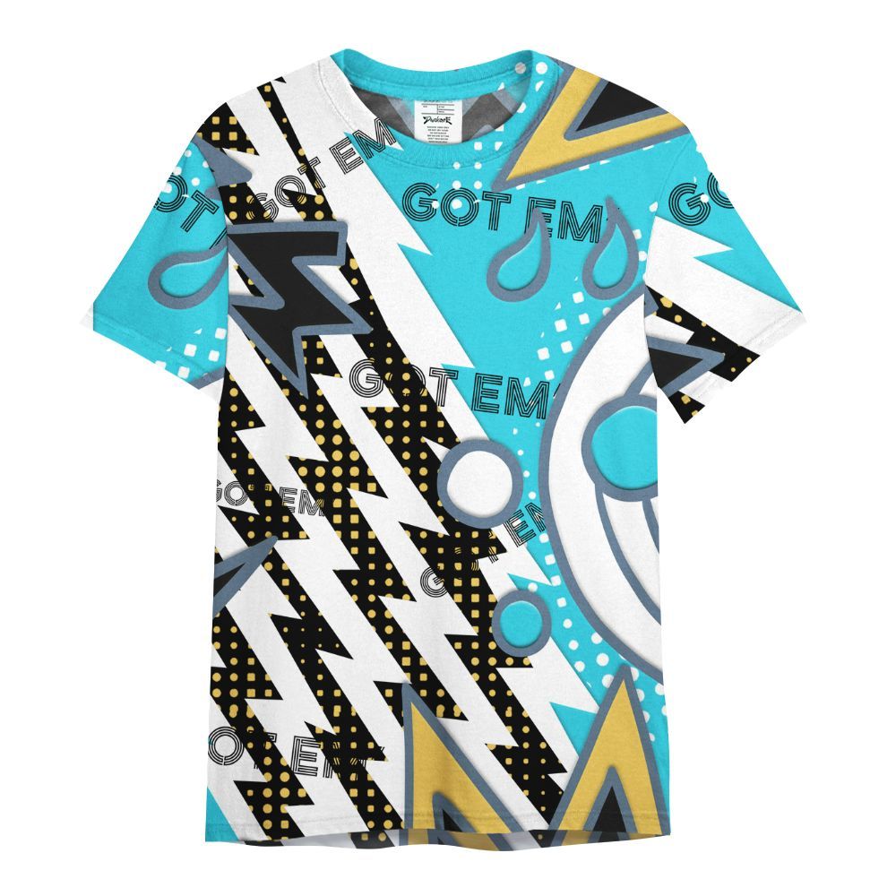 Shirt To Match Retro Gamma Blue 11s - Retro Vintage 90s All Over Print