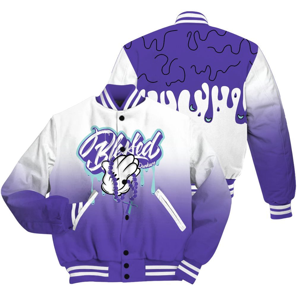 Varsity Jacket To Match Low Hornets 1s Shirt, God Blessed Drip All Over Print