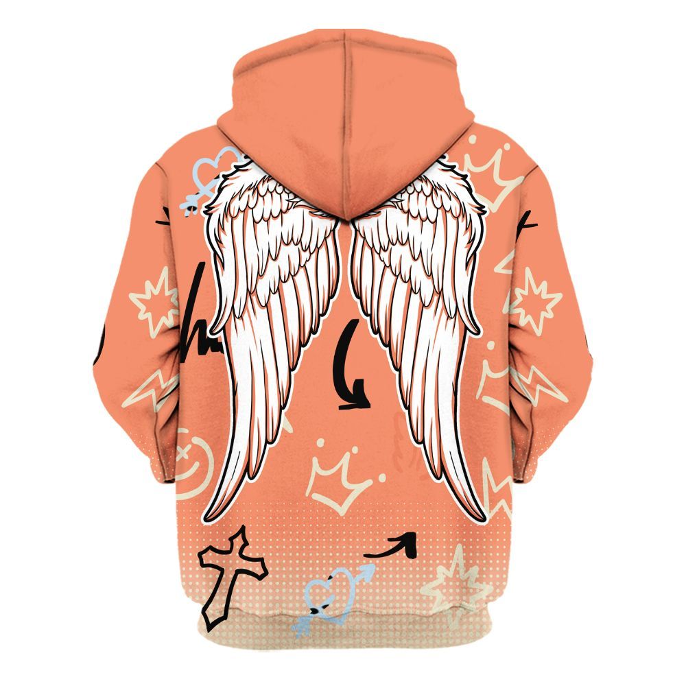 Hoodie To Match DJ Khaled Crimson Bliss 5s - God Guide Me Bear Graphics All Over Print