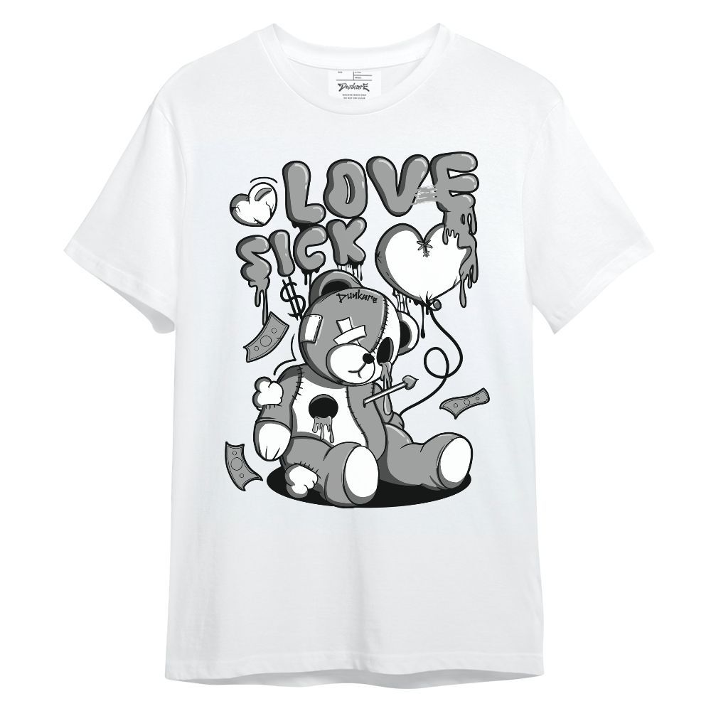 Shirt To Match Black Wolf Grey 12s - Graphic Love Sick Unisex Shirt