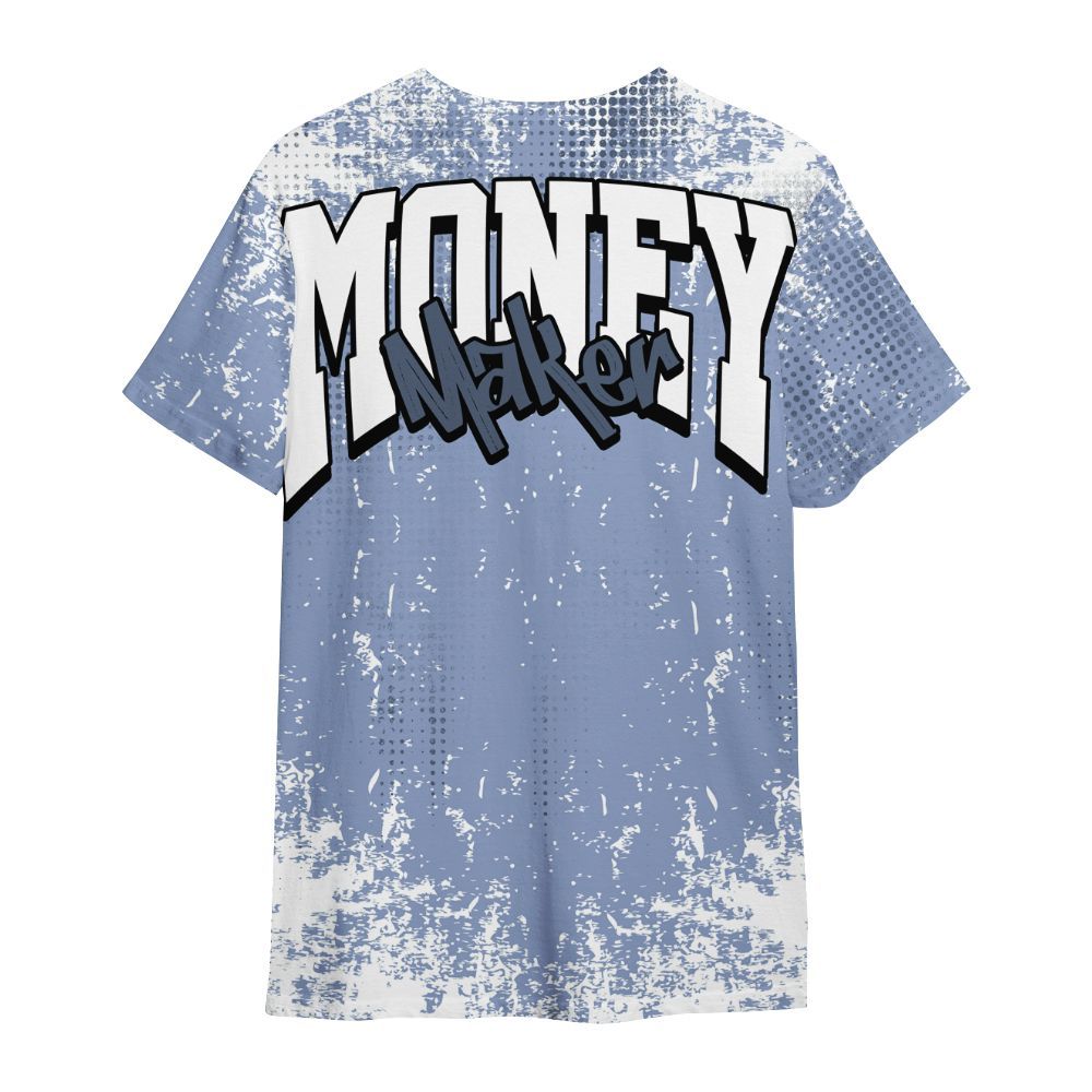 Shirt To Match Retro Blue Grey 13s - Move In Silence Money Street Retro All Over Print
