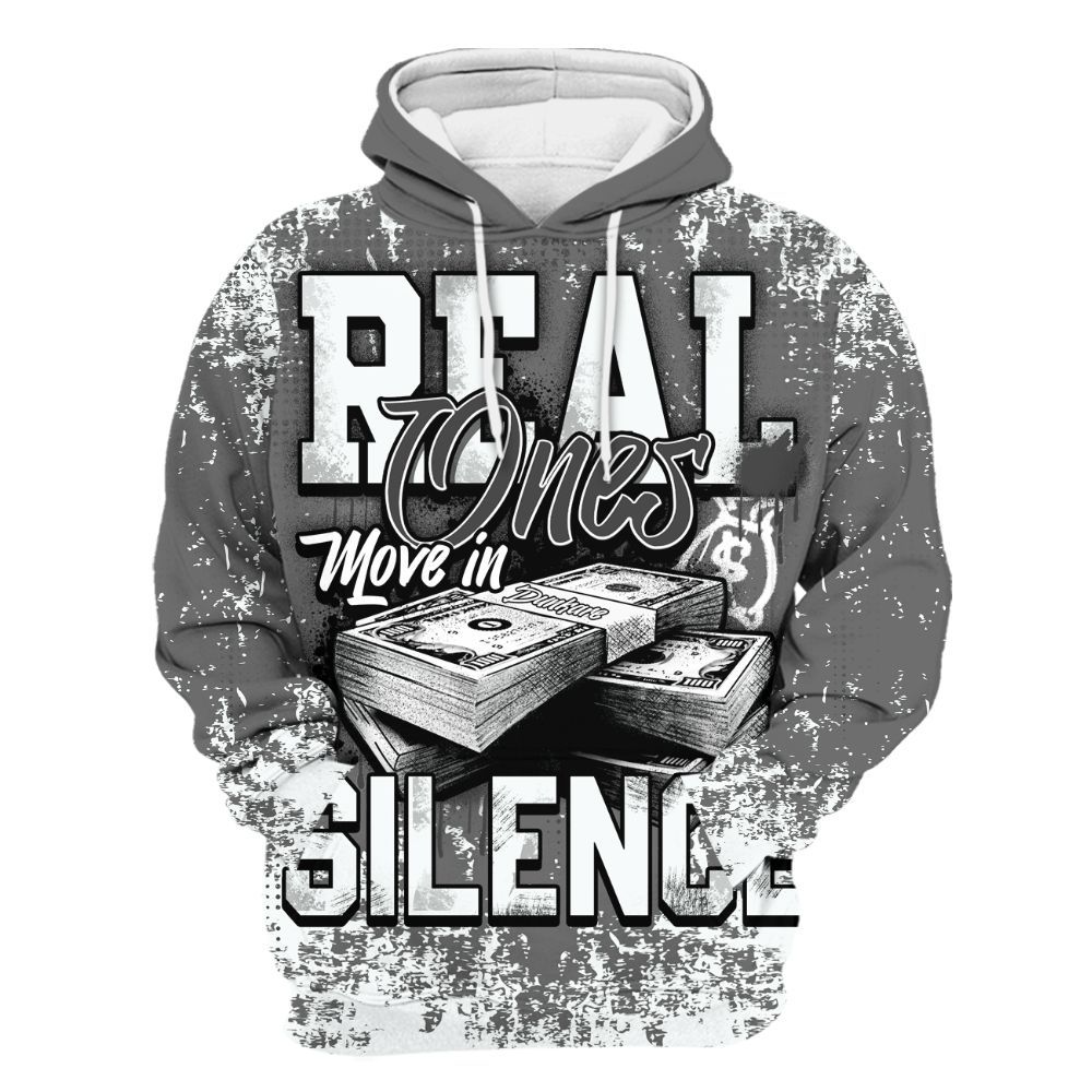 Hoodie To Match Retro Stealth 12s - Move In Silence Money Street Retro All Over Print