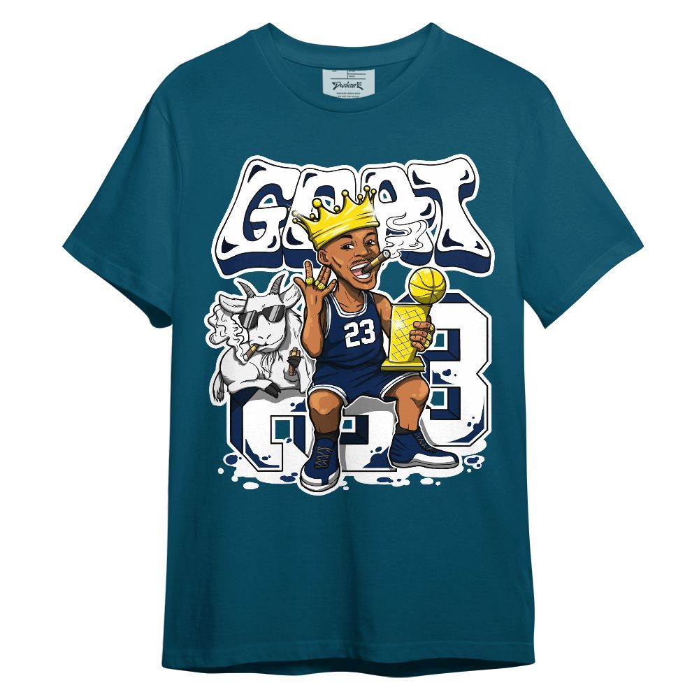 Shirt To Match High OG Deep Royal Blue 1s - Number 23 GOAT Graphics Unisex Shirt