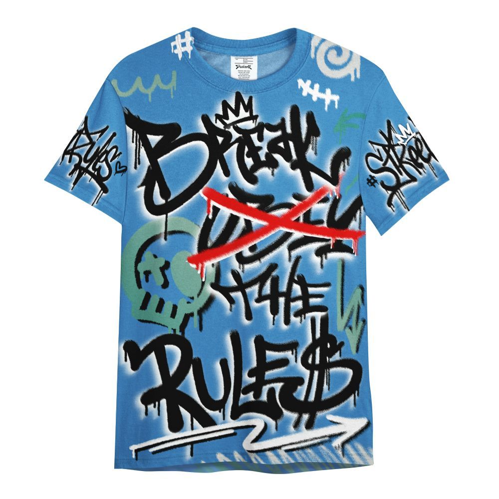 Shirt To Match Low Carolina 17s - Break Rules Streetwear All Over Print