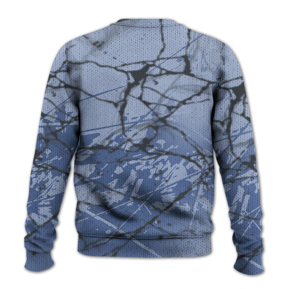 Knitted Sweater To Match Black Metallic 5s - Dislike Us Graphic