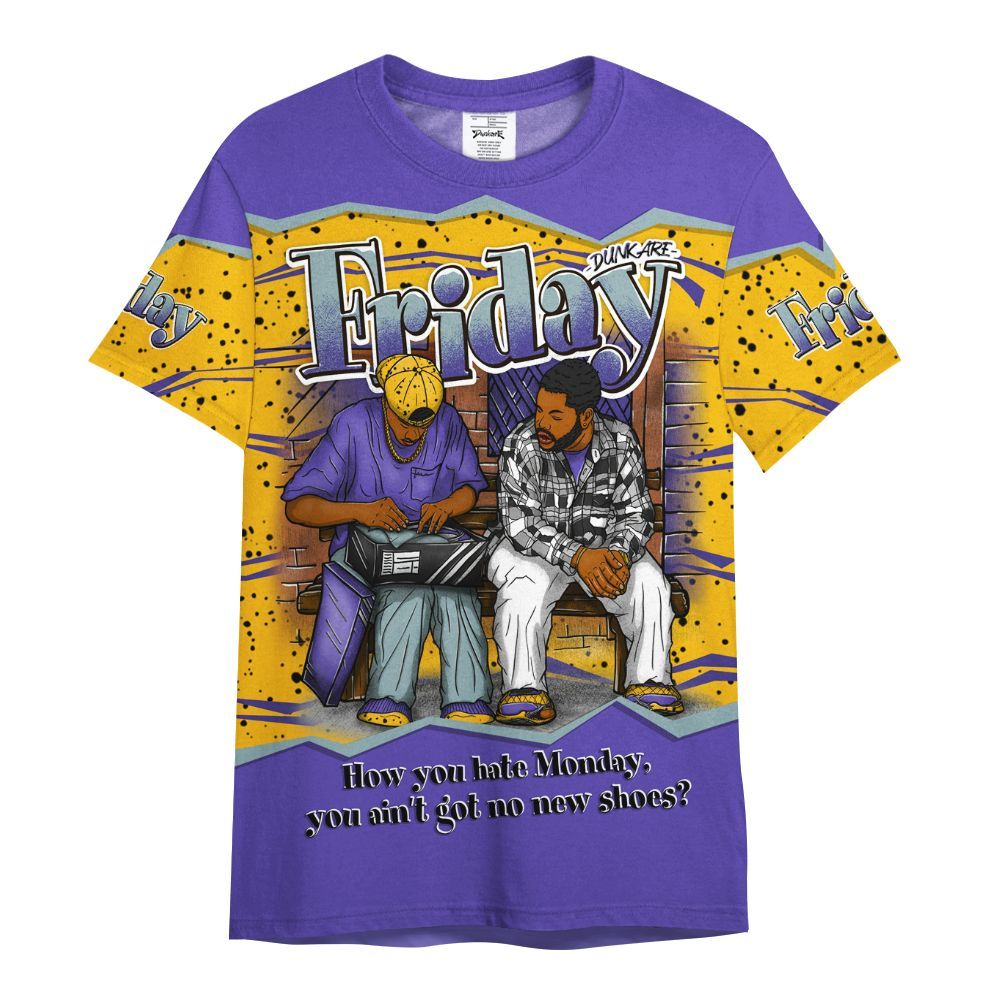 Shirt To Match Imperial Purple 4s - Friday Movie 90s TV All Over Print