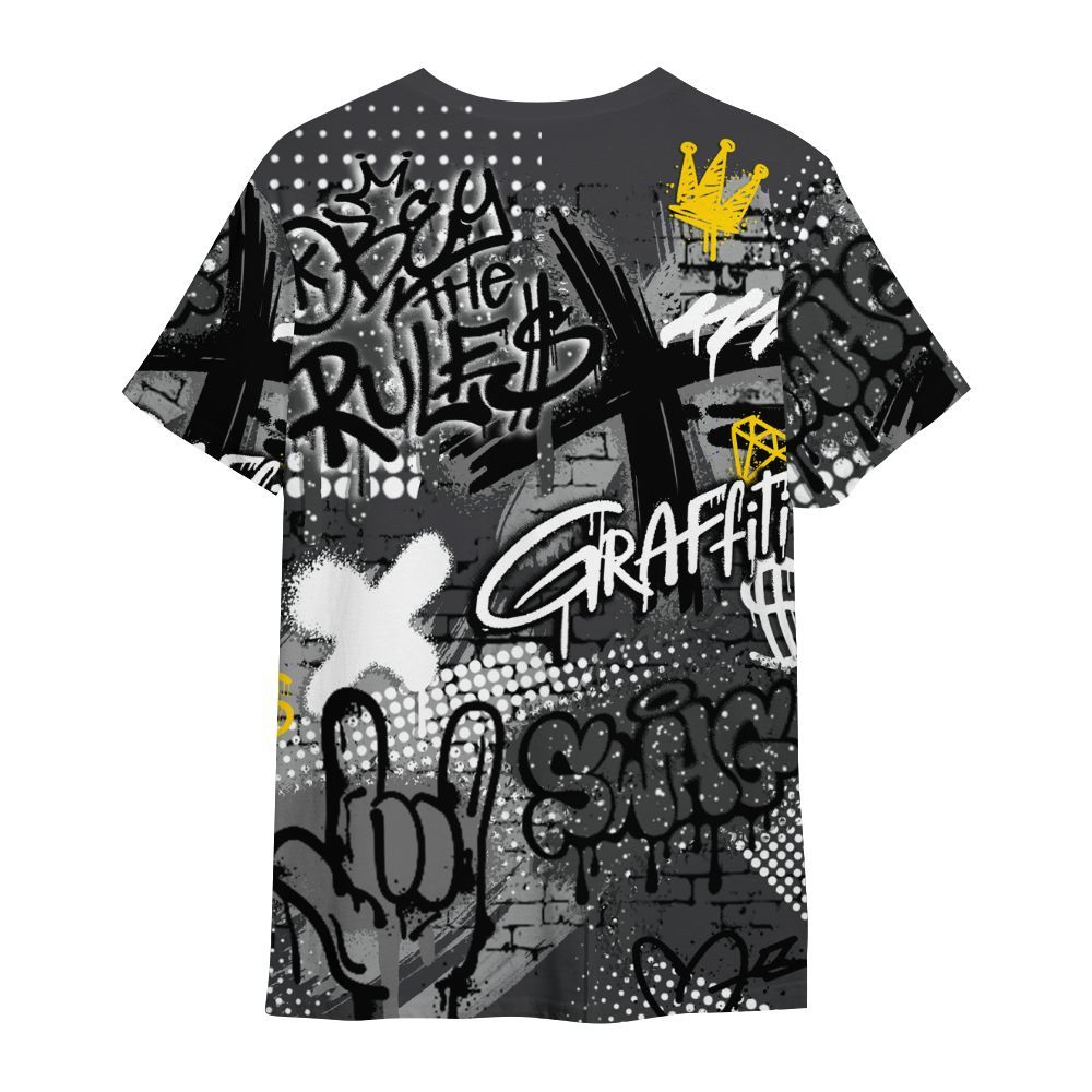 Shirt To Match Fear 4s - True It Real Graffiti Streetwear All Over Print