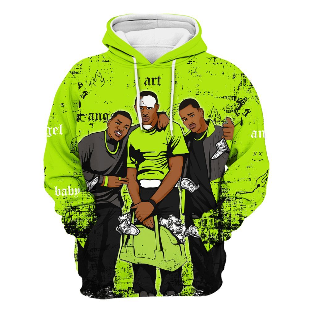 Hoodie To Match Foamposite Voltage Black Air Pro 2026 - Paid In Full Money All Over Print