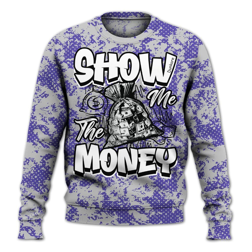 Sweatshirt To Match Retro Concord 5s - Show Me The Money Retro All Over Print