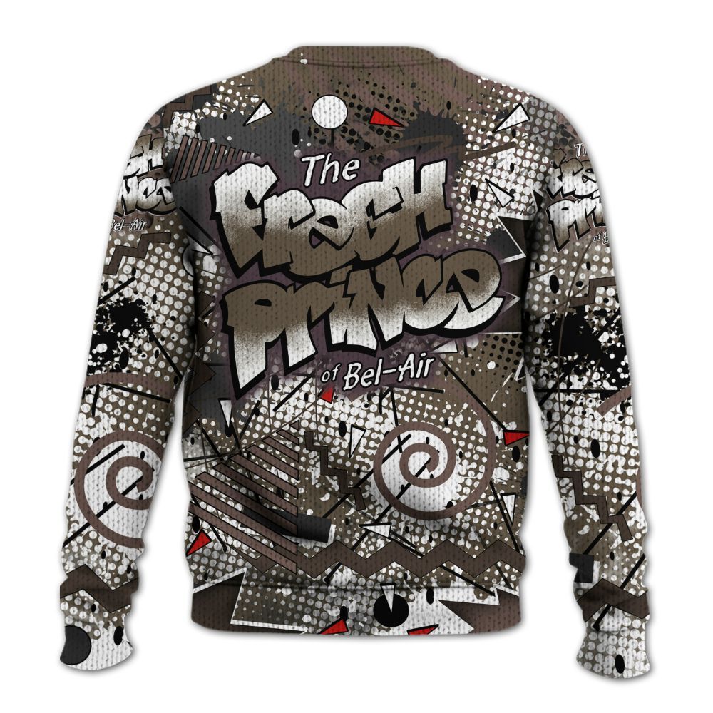 Sweater To Match AMM Dark Mocha 4s - Fresh Sneaker 90s Graphic