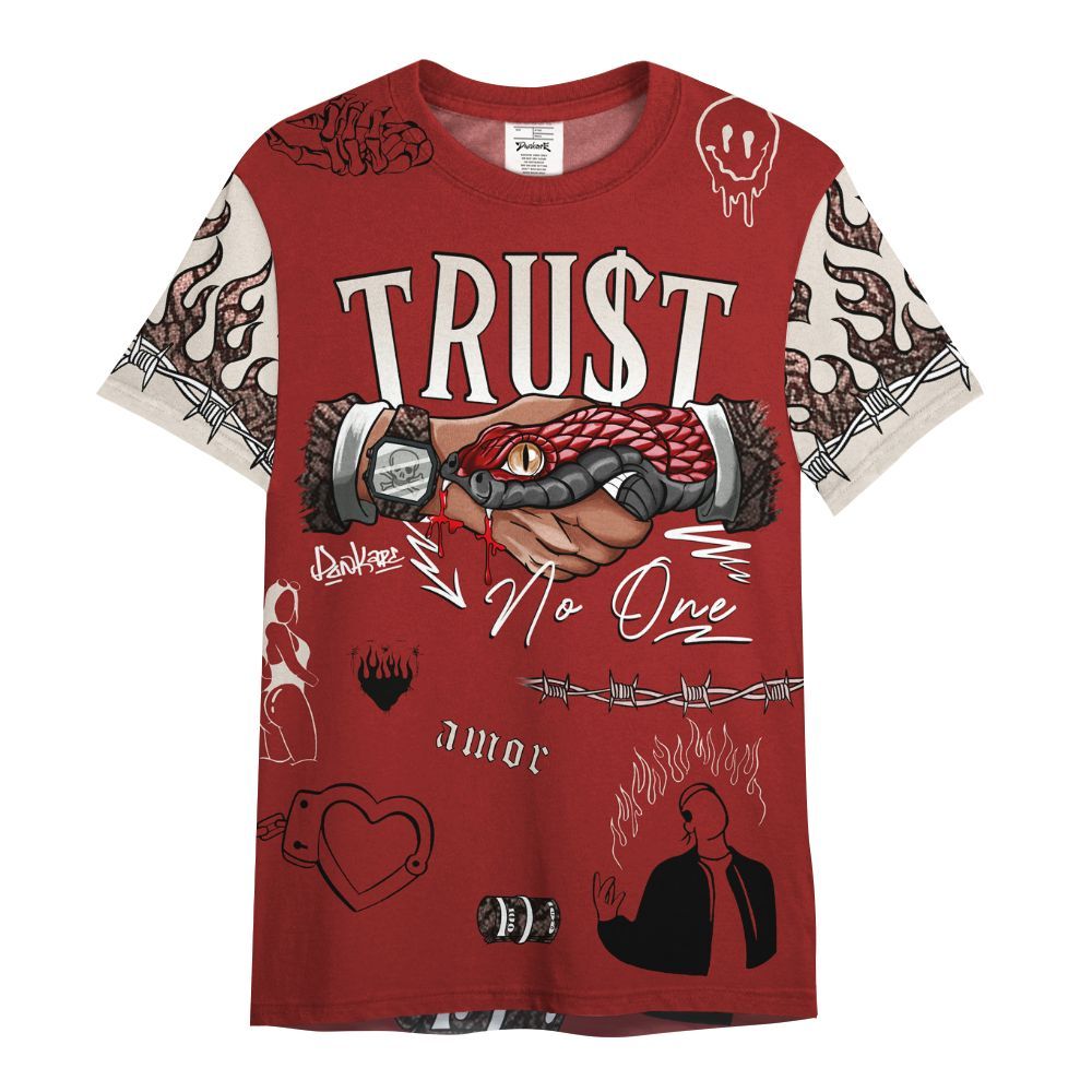 Shirt To Match World’s Best Dad 3s - Snake Trust No One All Over Print
