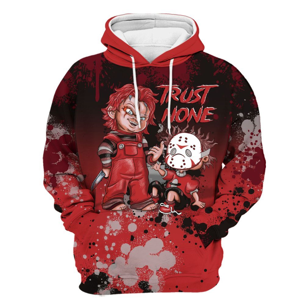 Hoodie To Match Kobe 9 Elite Christmas - Trust No One Scary All Over Print
