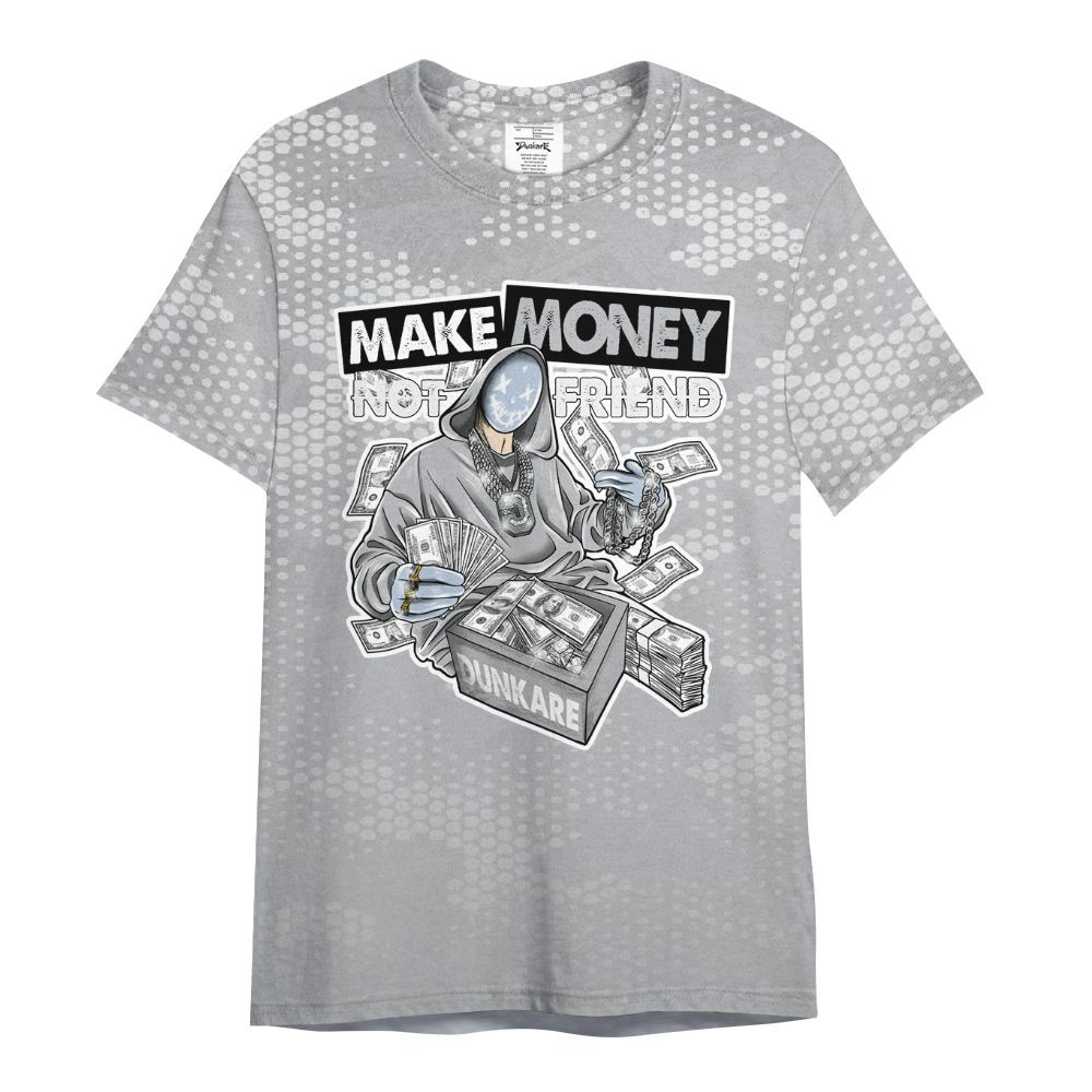 Shirt To Match Low OG Wolf Grey 1s - Make Moneys Unique All Over Print