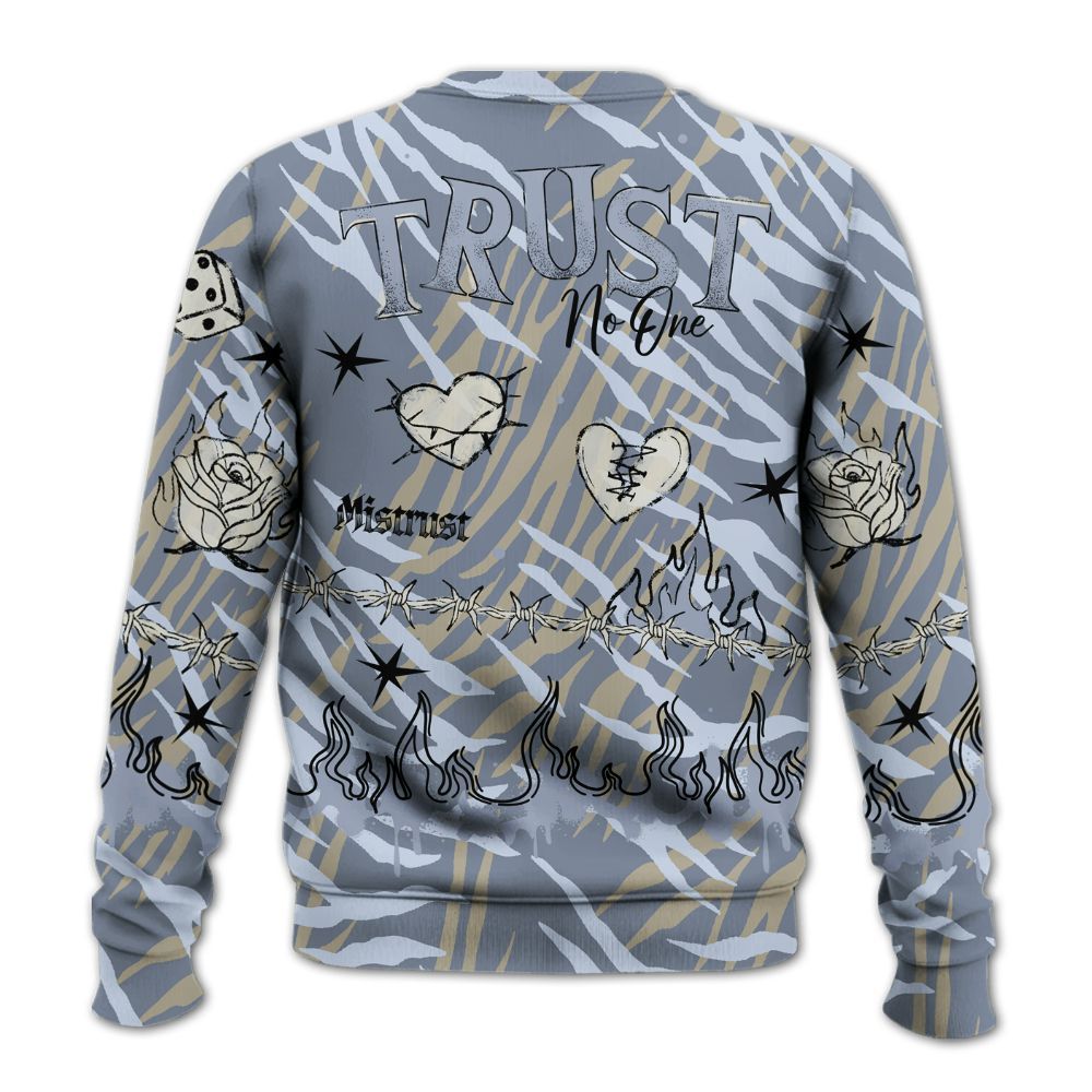 Sweatshirt To Match Ja 2 Induction - Trust No One Snake-Bite Doodle Crayon All Over Print