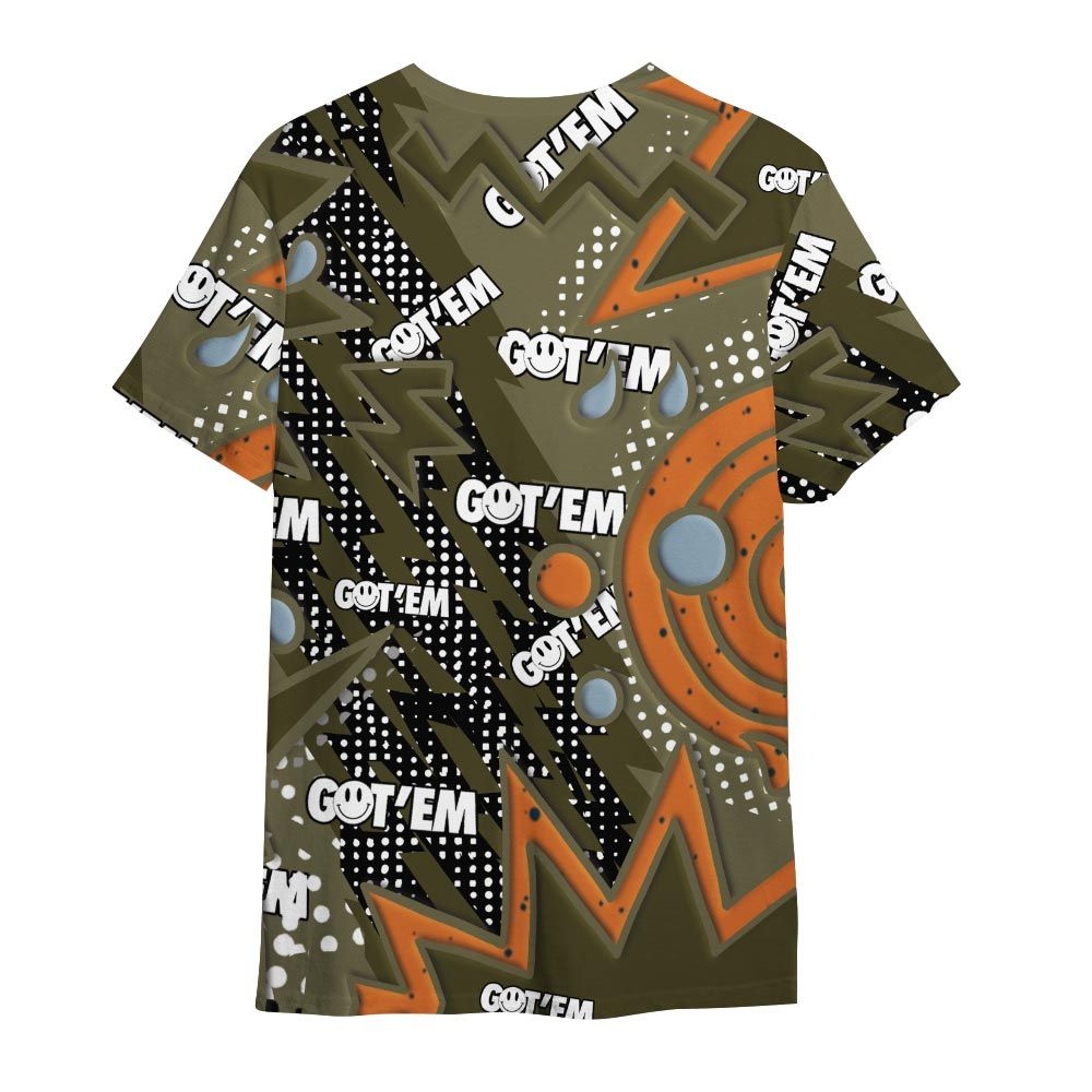 Shirt To Match Shirt Streetwear Retro Vintage 90s, Olive 5s T-- To Match Sneaker Olive 5s Graphic Tee NCT