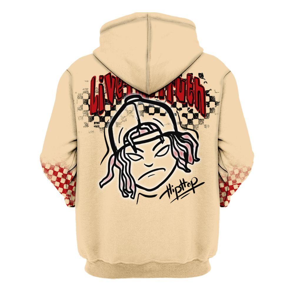 Hoodie To Match Dunk Low Strawberry Waffle - Feel Life Street Style All Over Print