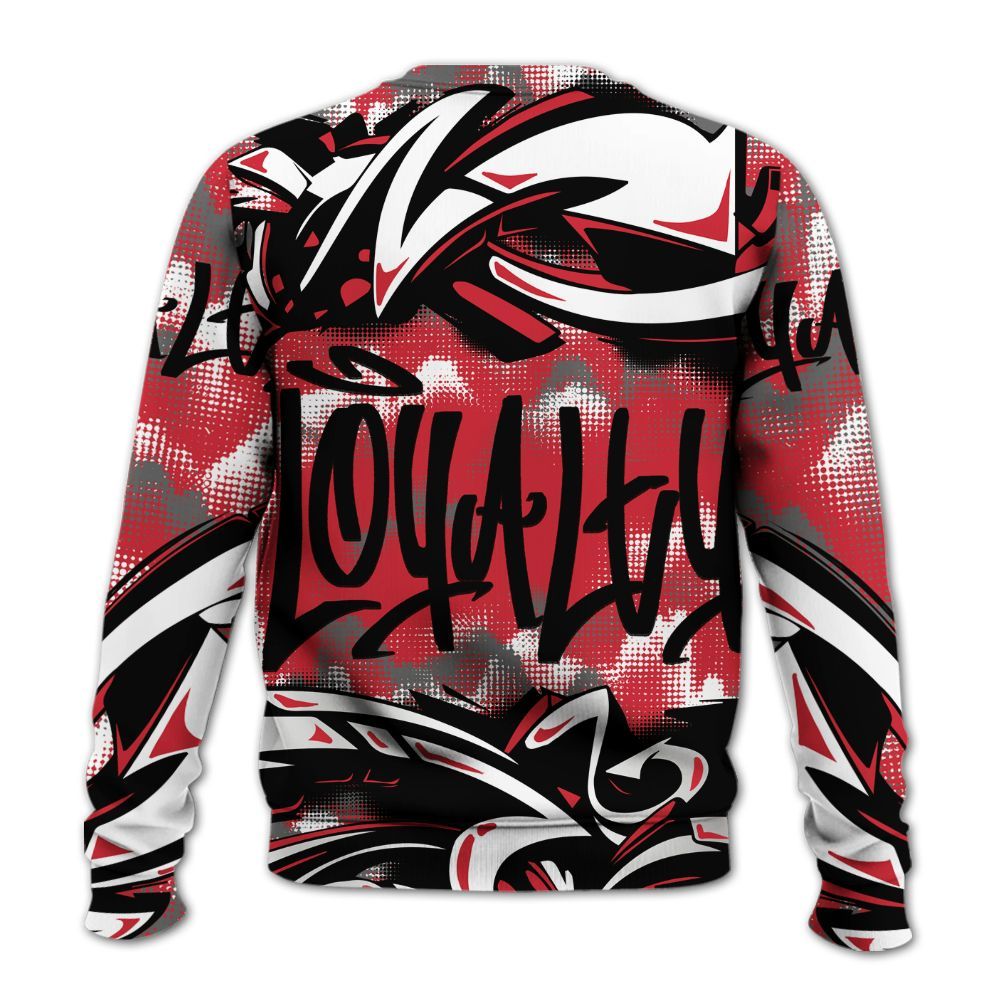 Sweatshirt To Match Bunny 2025 8s - Loyalty Out Value Graffiti All Over Print
