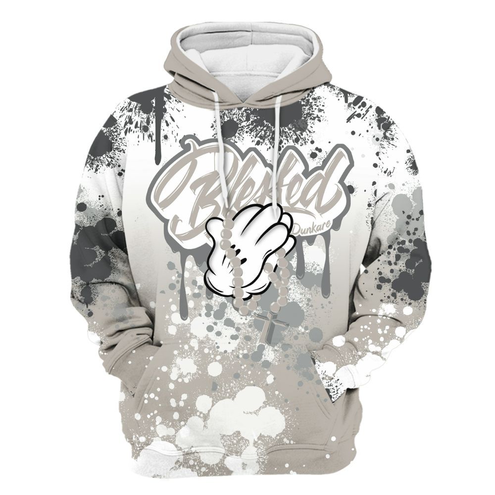 Hoodie To Match Dunk Low Appears Oreo - God Blessed Ink Drip All Over Print