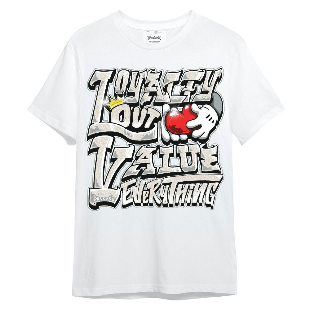 Shirt To Match Retro Pure Money 3s - Graffiti Loyalty Out Value Graphic